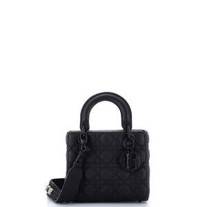 Christian Dior Ultra Matte My ABCDior Lady Dior Bag Cannage Quilt Calfskin